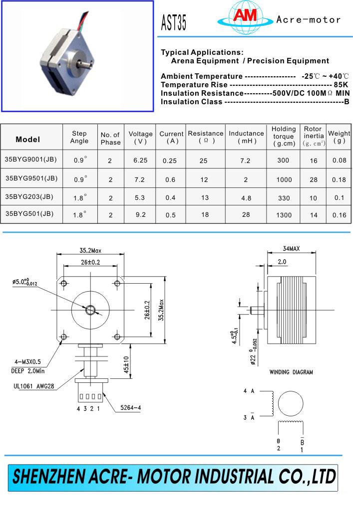 Stepper motor AST-35